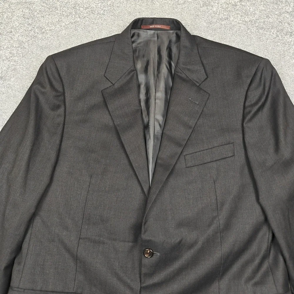 Hickey Freeman Blazer Mens‎ 44 Gray Wool Suit Jacket Loro Piana Nordstrom USA
